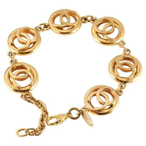 gold bracelet chanel|14k real gold chanel bracelet.